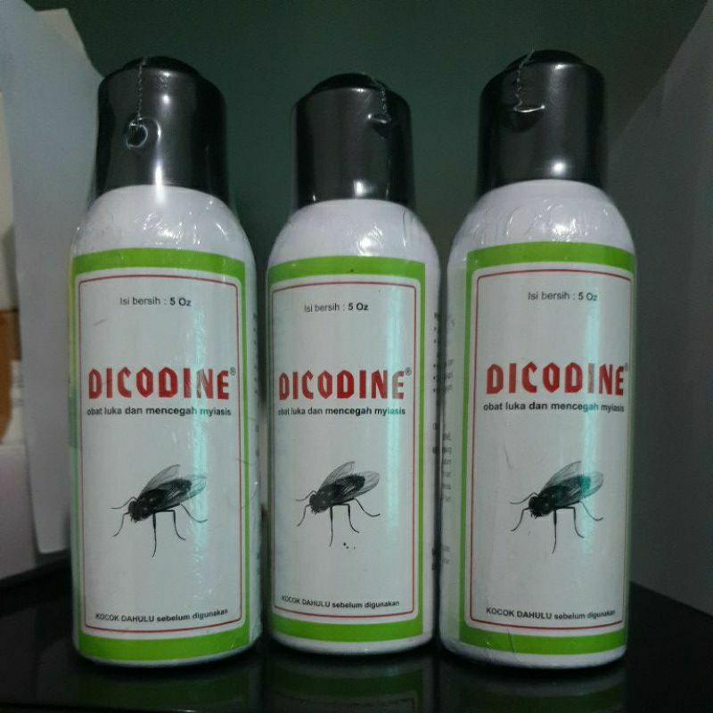 Dicodine obat luka dan mencegah myasis