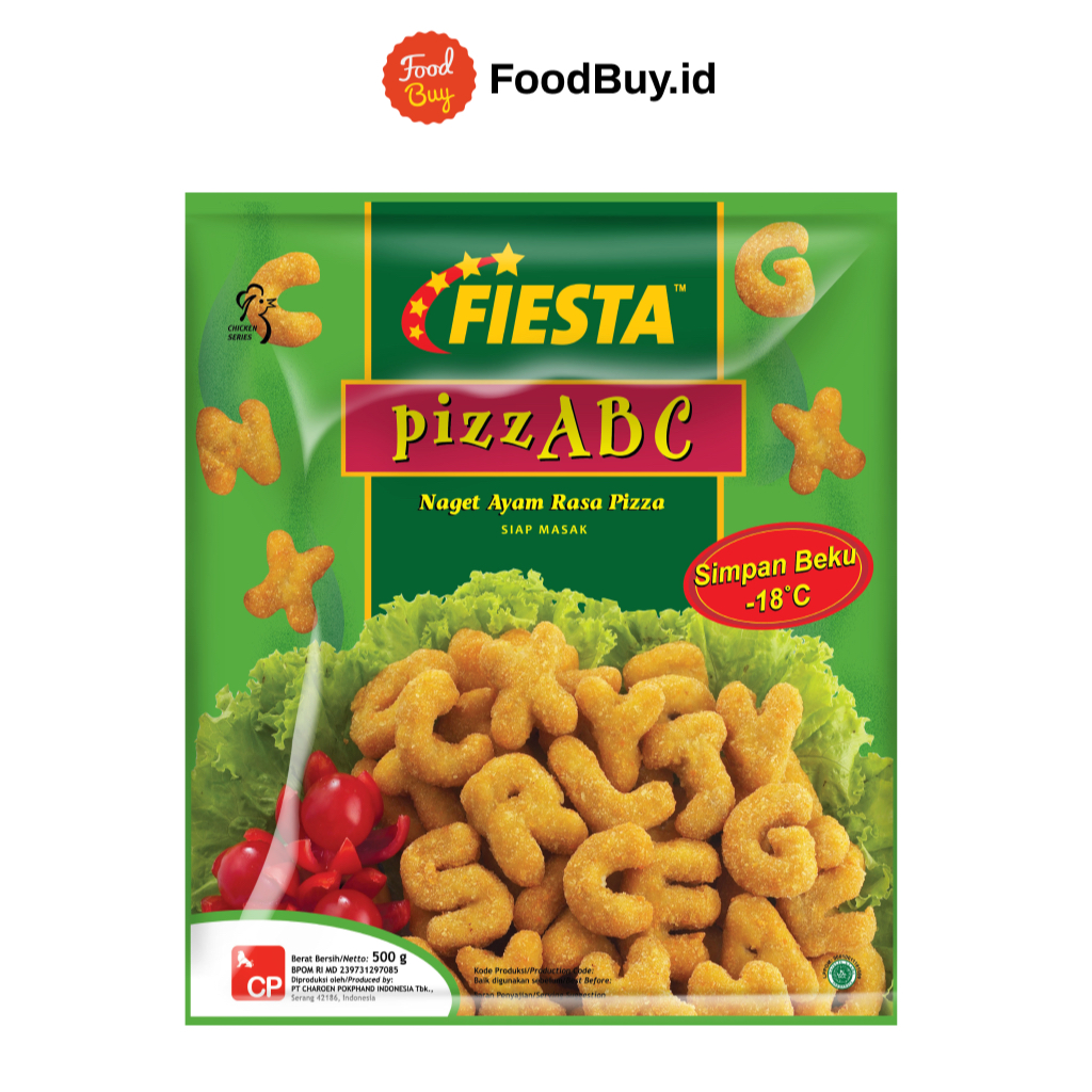 

Fiesta Pizza ABC Naget Ayam Rasa Pizza 500 gr