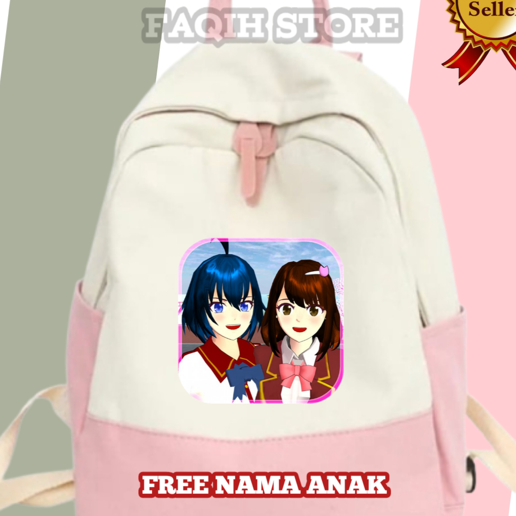 VIRALL Tas SAKURA School Simulator, Tas ransel anak Sekolah SAKURA School Simulator