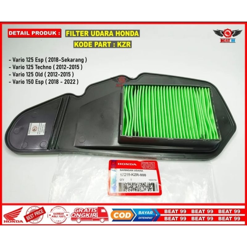 FILTER UDARA VARIO 125 LED 150 LED K59