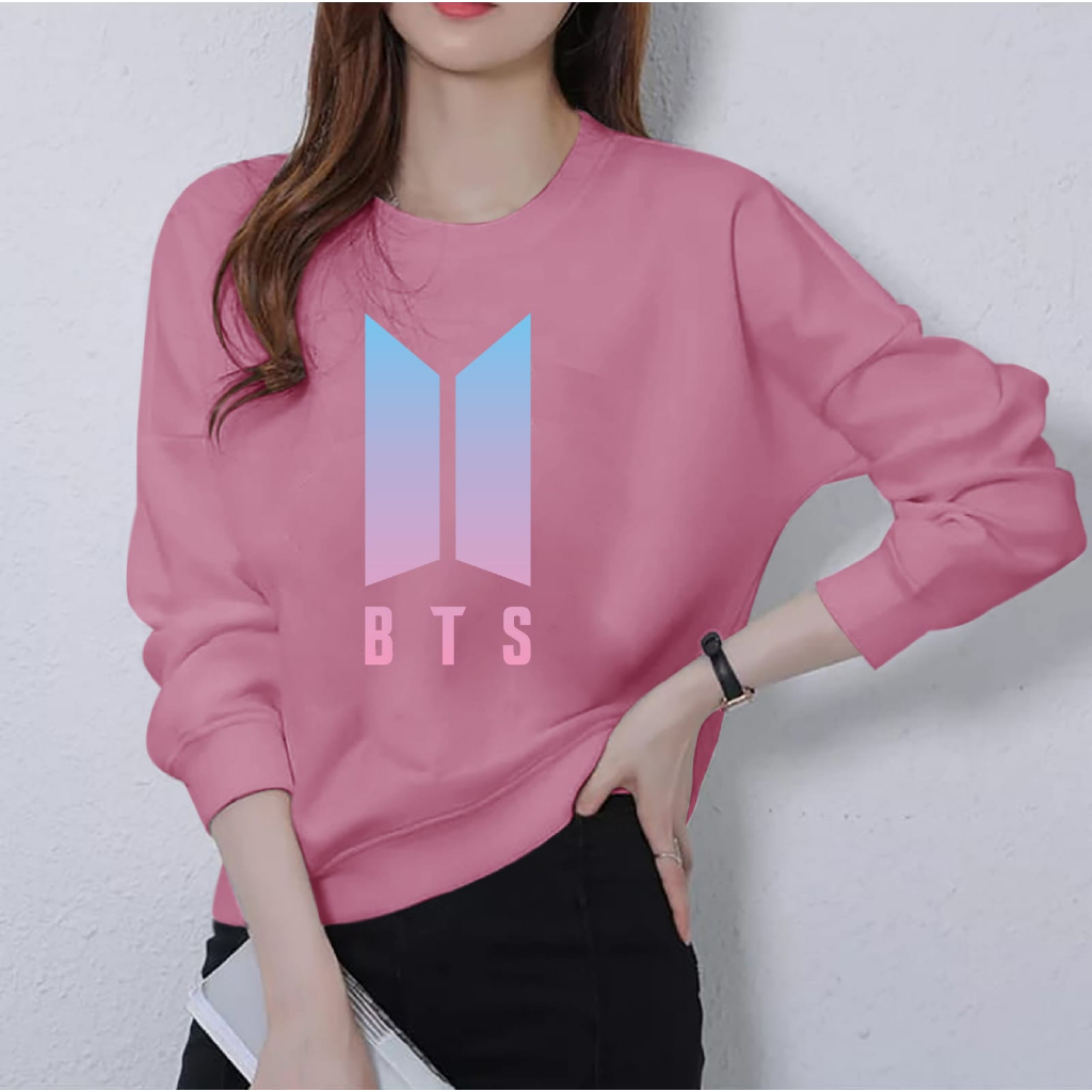 FASHION COOLS - ( BISA COD ) BAJU ATASAN TRENDY BTS GIRL TERBARU-BAJU DISTRO CEWEK KEREN LENGAN PANJANG MASA KINI DAN TERLARIS