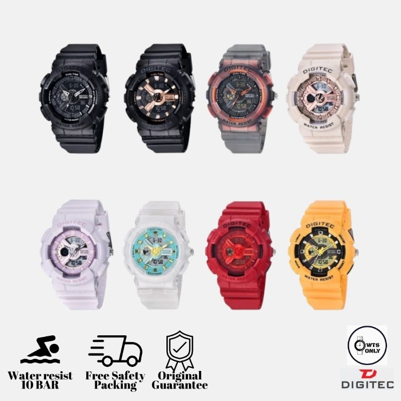 Jam tangan Wanita Digitec BDA 4020T / 4020 Original