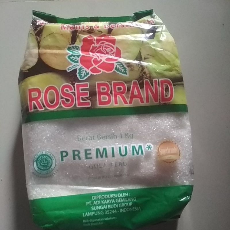 

gula rosebrand hijau/kuning1 kg