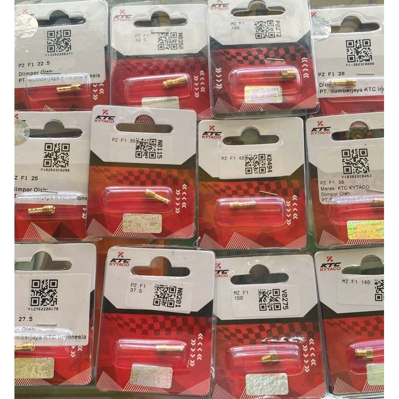 [READY] MAIN JET PILOT JET KTC KYTACO FIZR FIZ F1ZR F1ZR F1 MJ 130 135 140 145 150 155 160 165 170 P