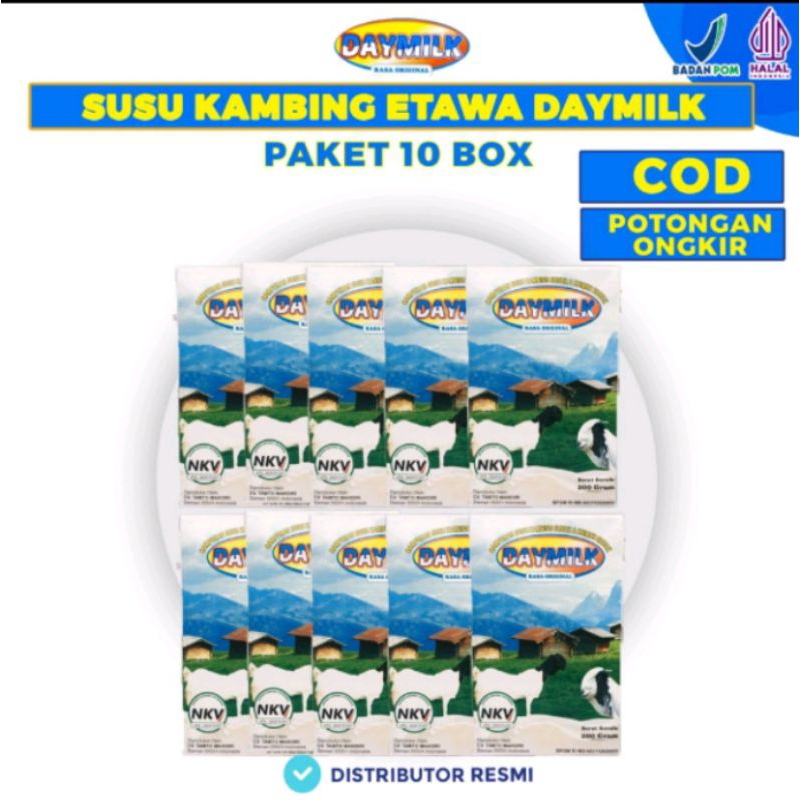 

SUSU DAYMILK - 10 BOX - KALBAR - SUSU KAMBING ETAWA