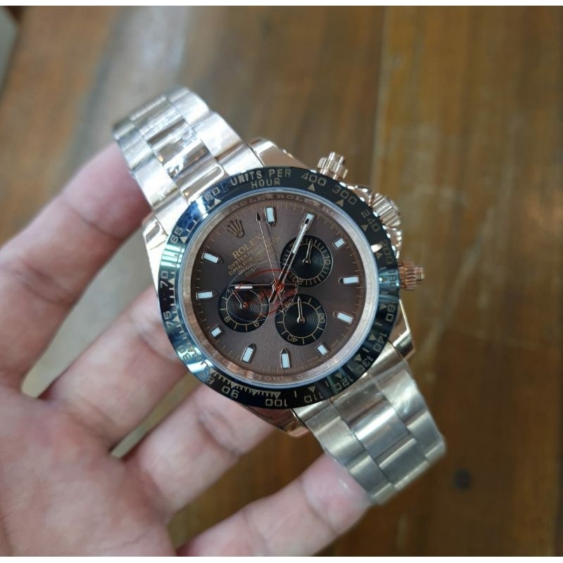 Jam Pria Rolex Daytona Ceramic Automatic Ultimate Clone Factory 42mm