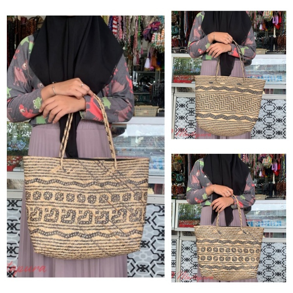 TAS0741 Tas Anyaman Rotan Khas Kalimantan