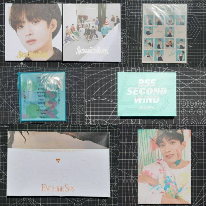 ALBUM ONLY SEVENTEEN UNSEALED fts face the sun ep 3 ray carat version dk dokyeom cover semicolon ot1