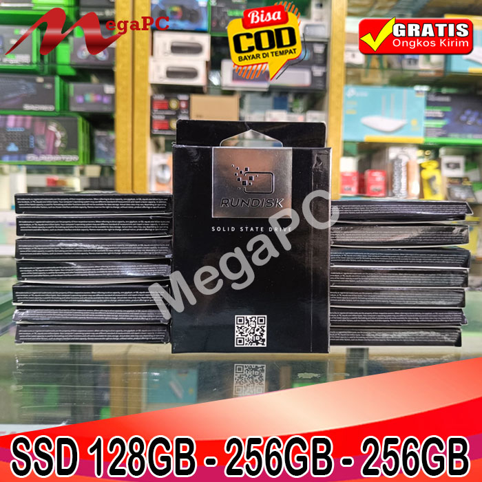 SSD 128GB - 256GB - 512GB Rundisk SATA III Garansi 3 Tahun