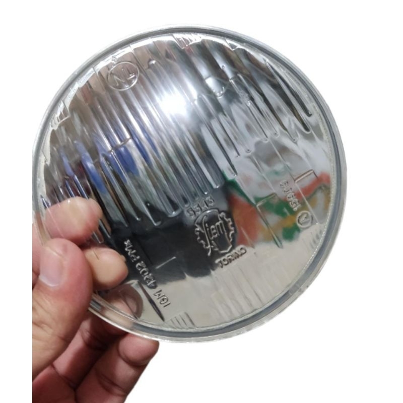 Murah Mika Headlamp Lampu depan Siem Vespa super 1966-1973 vespa stang bulat Vbb 1964-1965