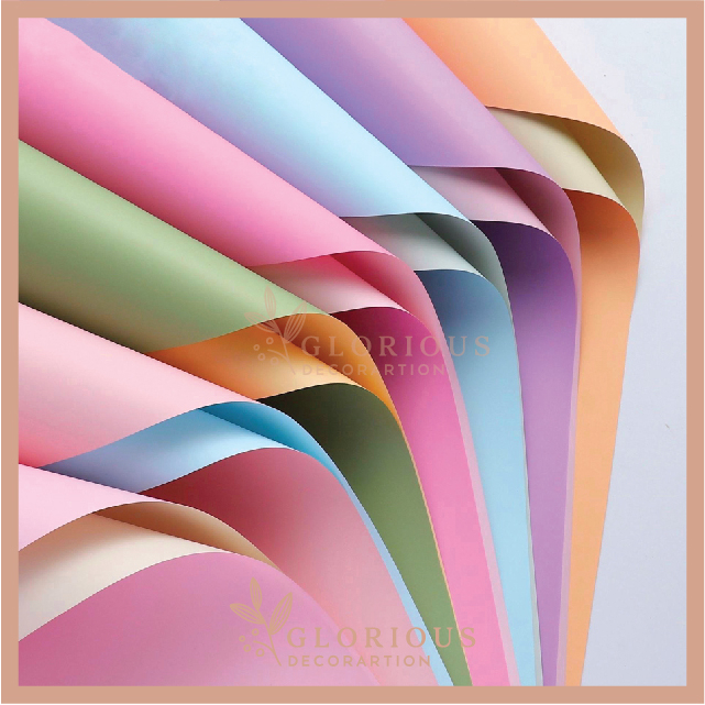 

Kertas Buket Bunga Kertas Cellophane 2 Warna Wrapping Paper