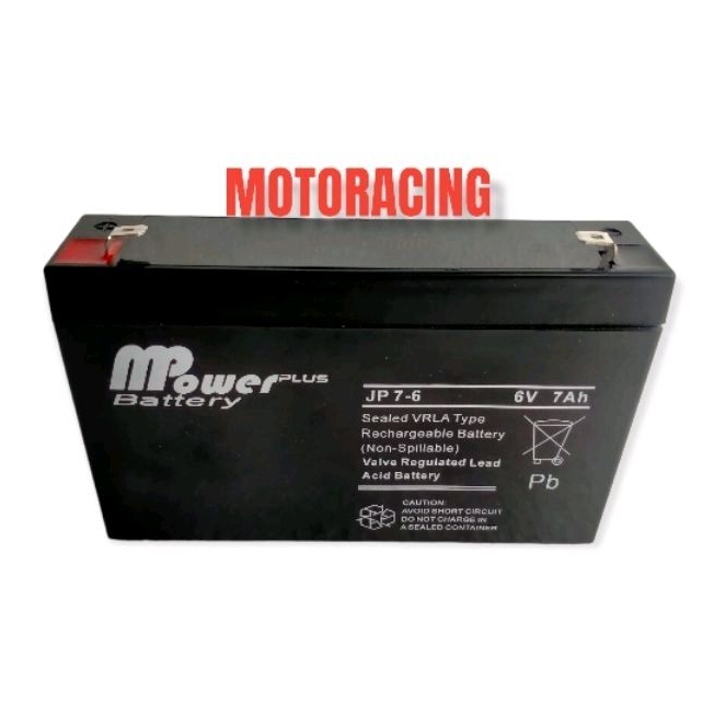 AKI MOBIL MAINAN ANAK PLIKO, PMB, VOLTA // 6 V 7AH