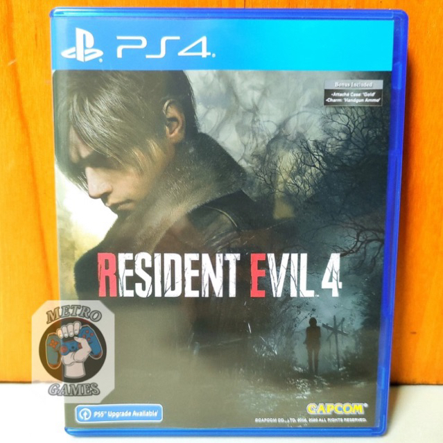 Kaset Resident Evil4 Remake PS4 Resident Evil 4 Playstation 4 5 CD BD Kaset Game Games Resident4 residentevil residentevil4 residenevil residen zombies mainan ori asli reg 3 region asia re 4 re4 evil4 2 3 4 5 6 7 8 ps5 original zombie disc bluray