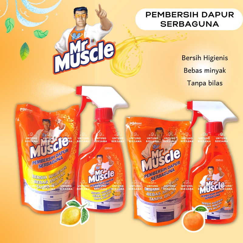 ❤️UB❤️ Mr MUSCLE PEMBERSIH DAPUR SERBAGUNA