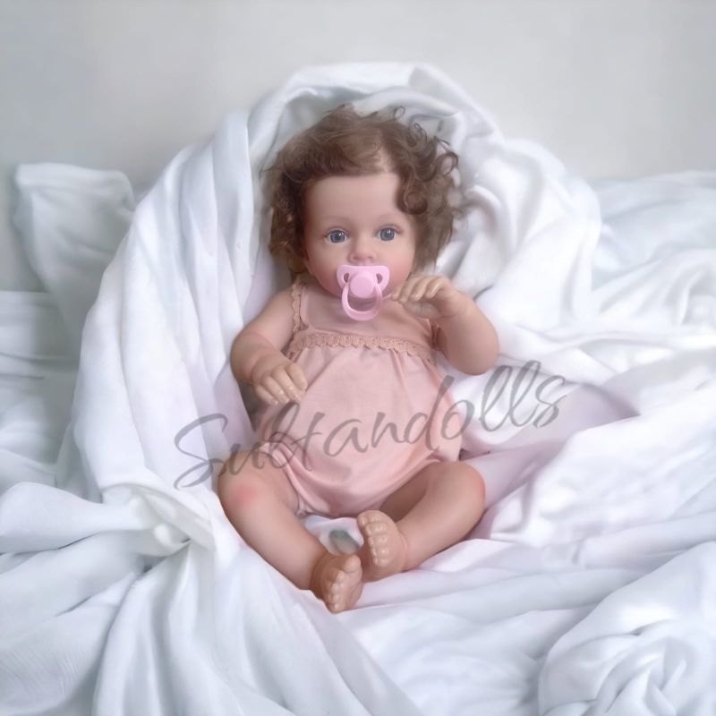 SIAP KIRIM Reborn Doll Silicone with cloth body 60cm Tuttie