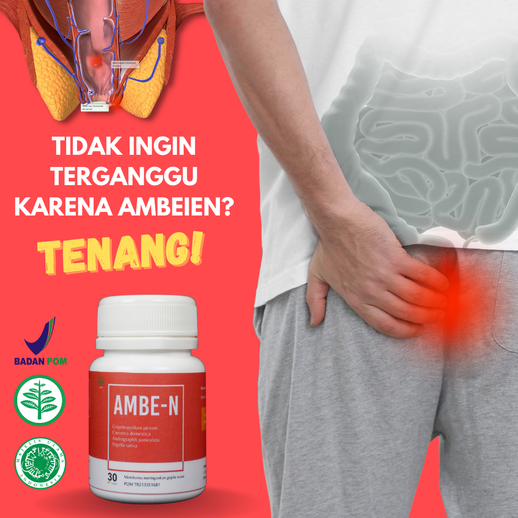 Ambe-N Herbal | Minuman Alami Membantu Meringankan Gejala Wasir Ambeyen Paling Ampuh BPOM