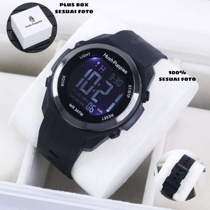 Jam Tangan Digital Hush Puppies Terlaris Waterproof