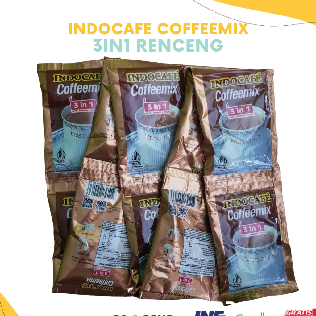 

Kopi Indocafe Coffeemix 10x20gr Renceng