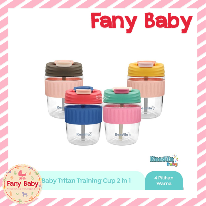 KANDILA BABY TRAINING CUP STRAW &amp; DIRECT 380ML / KDL007-3