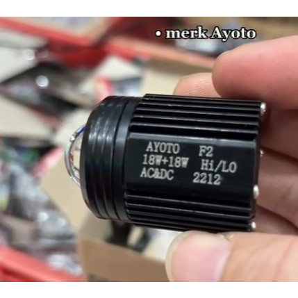 lampu mini driving d2 ayoto 18watt AC DC HI-LOW universal semua motor 1pcs