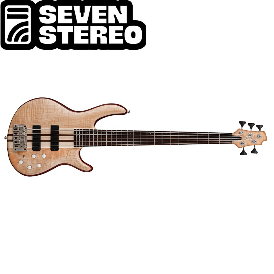 Cort A5 Plus FMMH Artisan Series Electric Bass Open Pore Natural