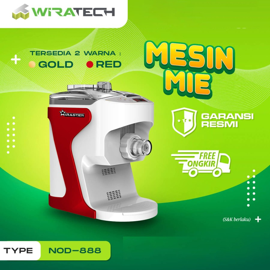 Mesin Cetak Pasta & Mie Otomatis WIRASTAR NOD-888 -Mesin Pembuat Pasta