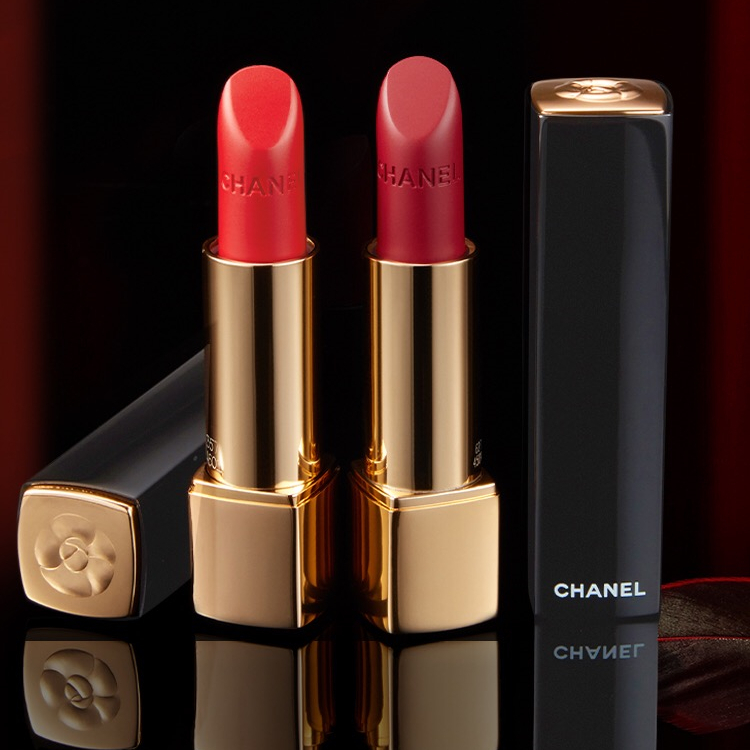 Chanel Lipstick/Chanel Rouge Allure Velvet Lipstik 1.2g/Chanel Luminous Matte Lip Balm Lip Colour 3.