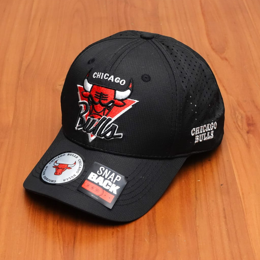 Topi Bulls Baseball Pria Topi NBA Import Mirror ORI