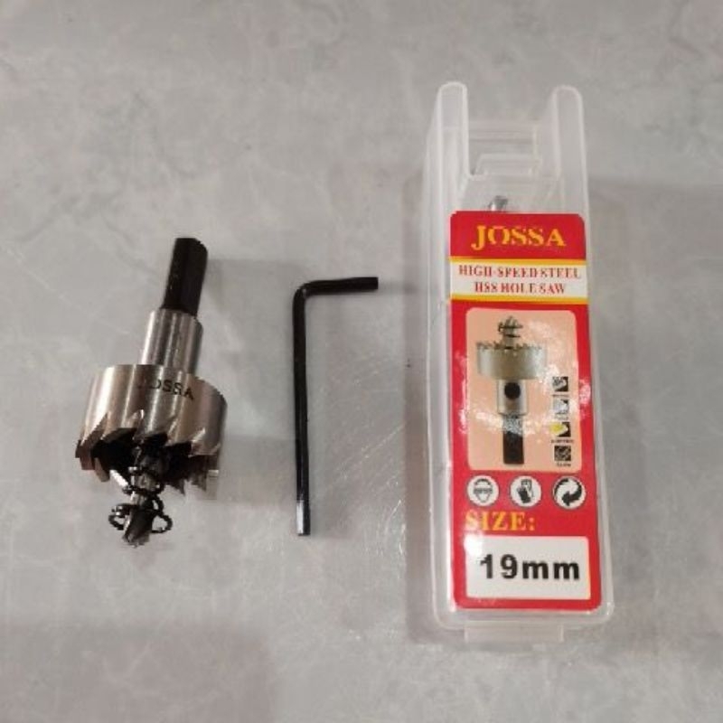hole saw HSS 19mm jossa/hss hole saw 19mm jossa