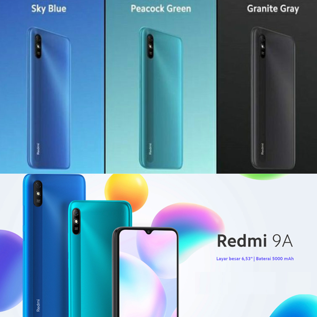 REDMI 9A RAM 4/64 GB GARANSI 1 TAHUN