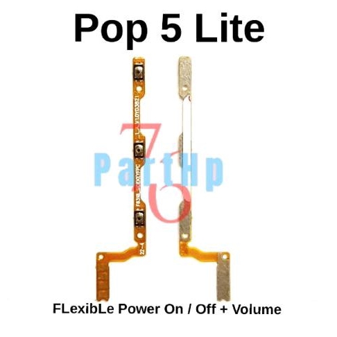 Fleksibel connector volume power On Off Tecno Pop 5 Lite Fleksibel Flexible Flexib