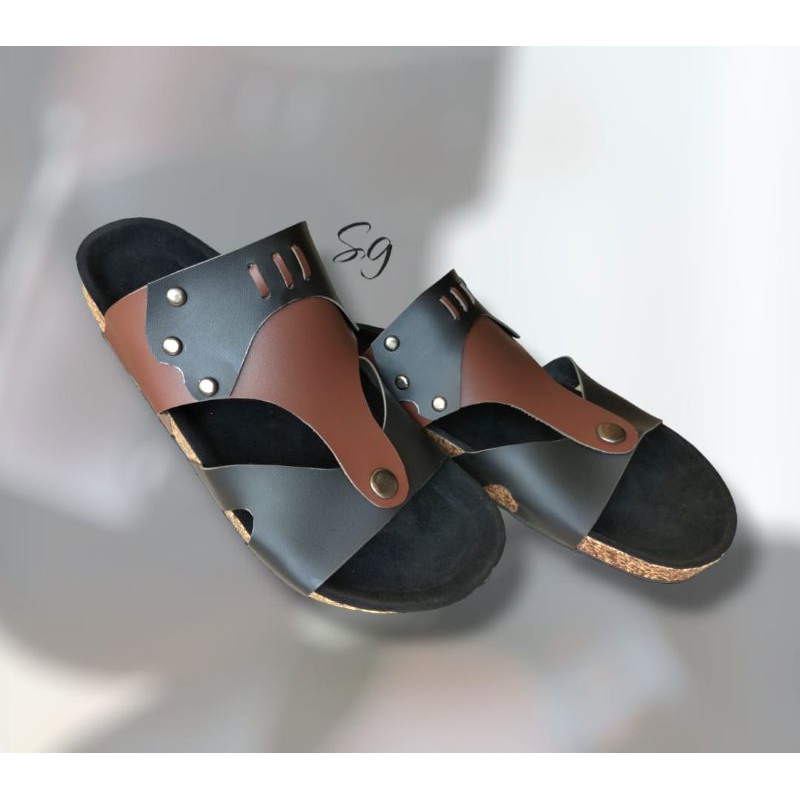 sandal slop puyuh kekinian model birken ban dua//Sandal New Arrival SG