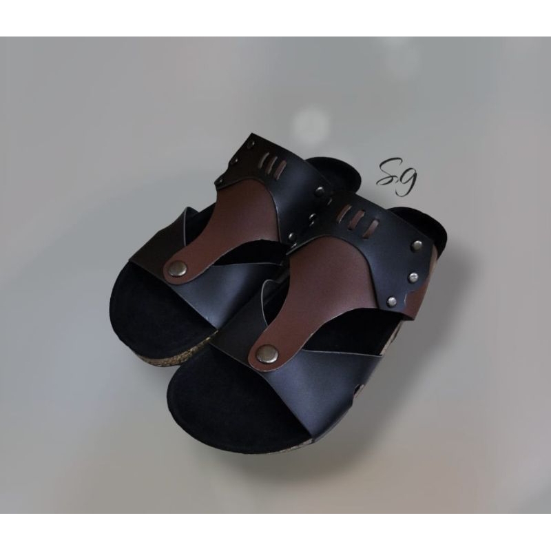 sandal slop puyuh kekinian model birken ban dua//Sandal New Arrival SG
