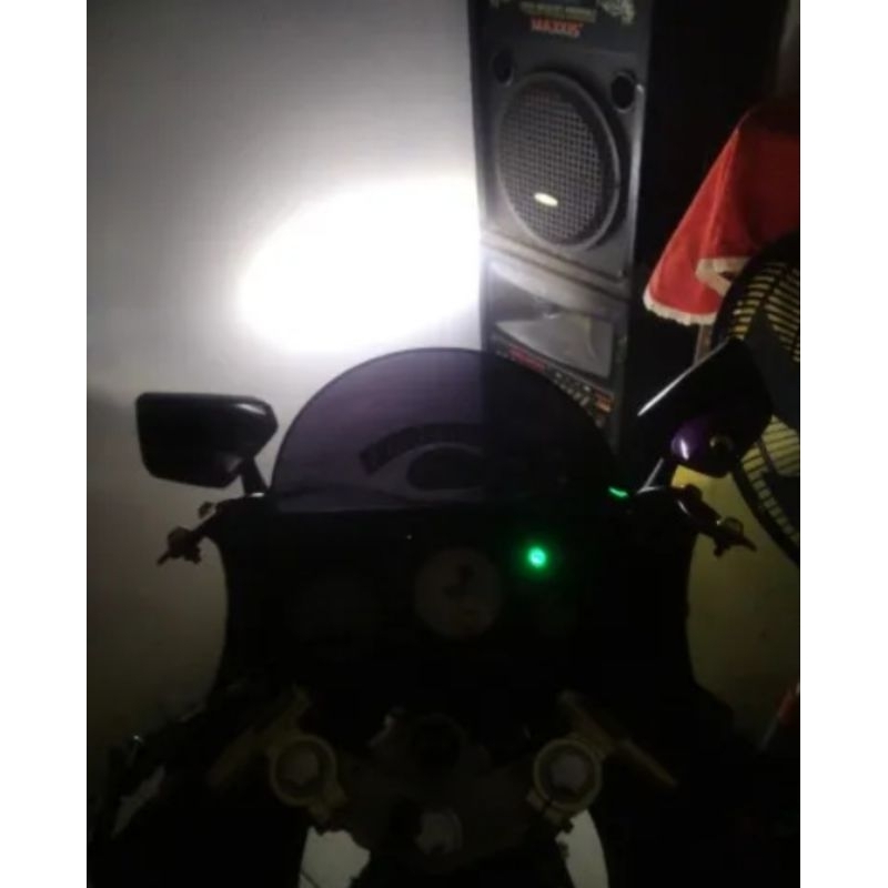 Lampu LED Laser 2 Warna Putih - Kuning H4 - Lampu LED Kaki H4 Vixion - Byson - MX King - Ninja - R15 - Pulsar Dll