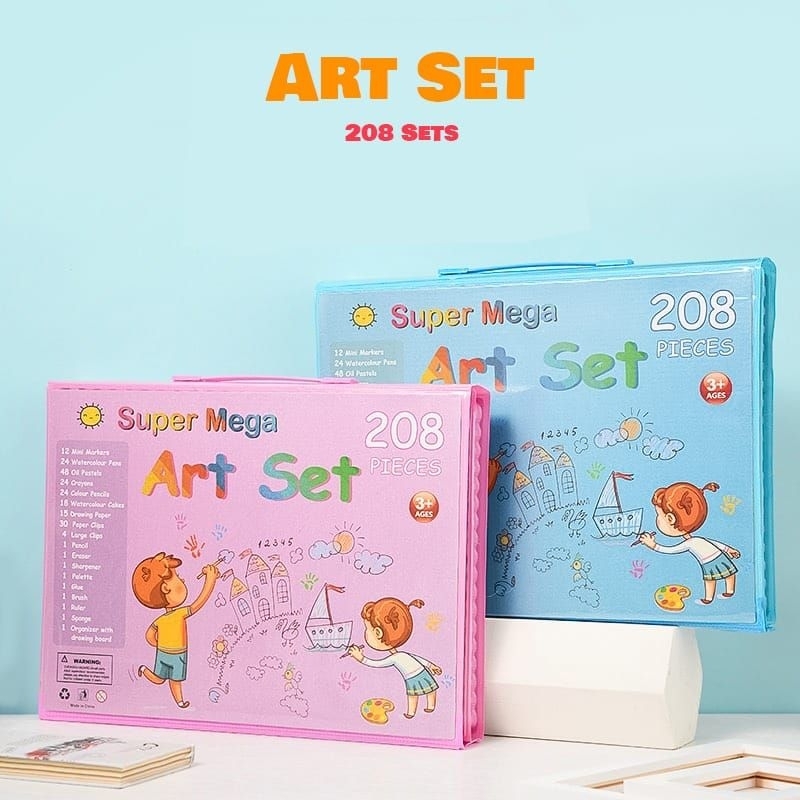 

Crayon Set 208 pcs Kid Crayon Set