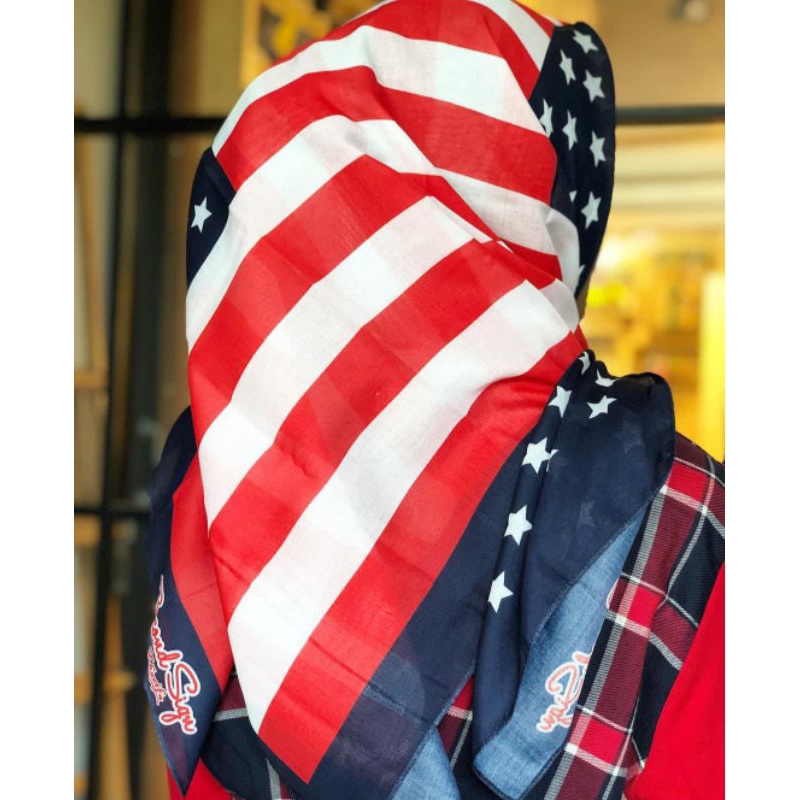 Second Sign SC 04 | HIJAB VOAL SEGI EMPAT MOTIF PRINTING