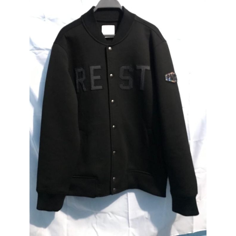 jaket varsity design united full black