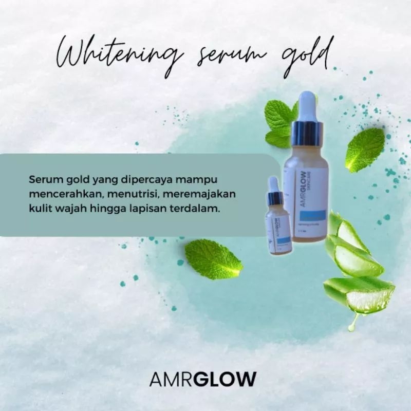 AMR GLOW WHITENING SERUM GOLD 20ML