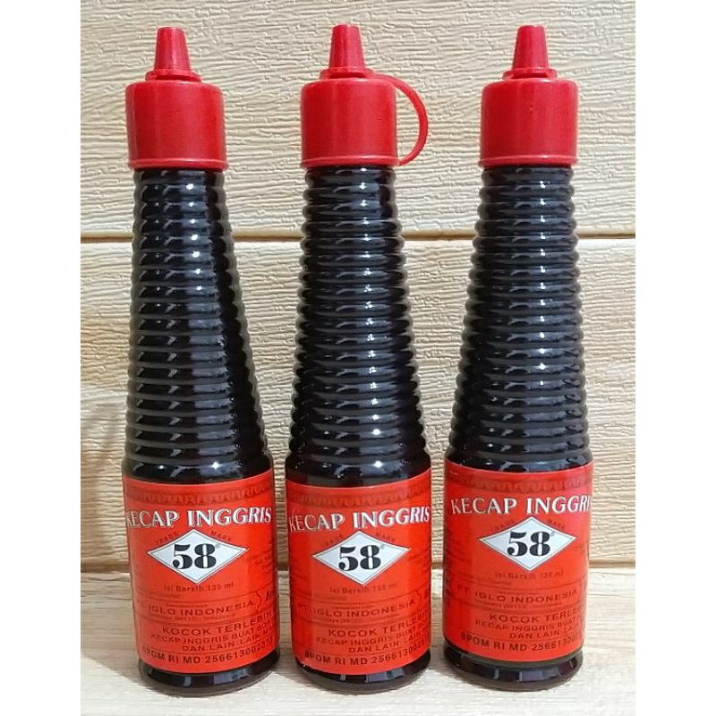 ✔MURAH Kecap Inggris 58 135ml Halal MUI