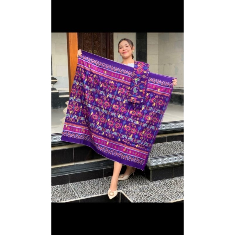 endek tretes set selendang jg