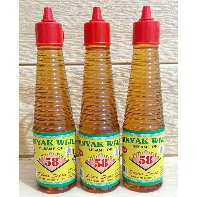 ✔MURAH Minyak Wijen 58 Halal 135ml / Sesame Oil