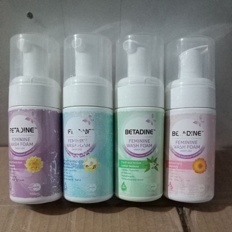 Betadine Feminine Wash Foam 100ML [ Kemasan Botol Jelek ]