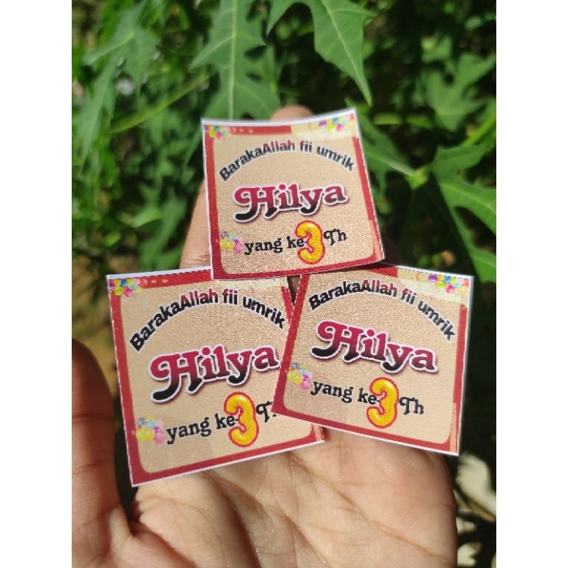 

stiker ultah termurah bisa req isi 100