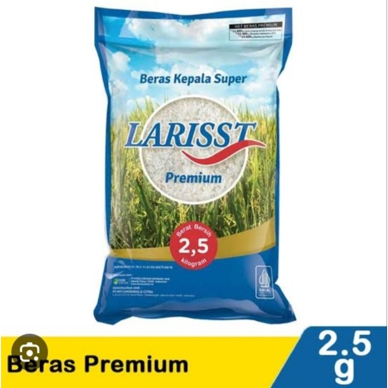 

Beras Larisst 2,5 kg