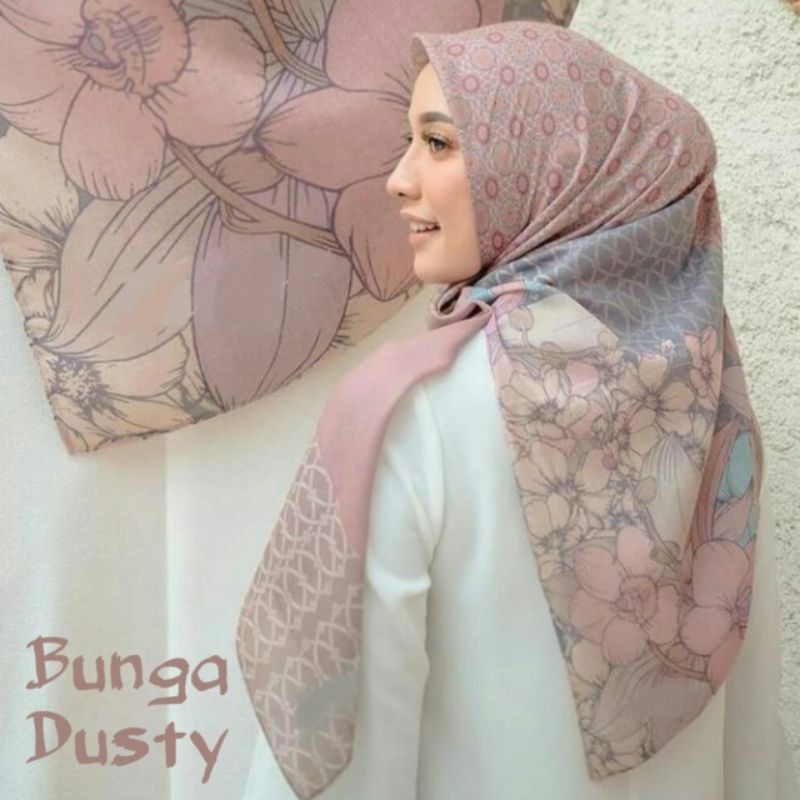 HIJAB SEGI EMPAT VOAL PREMIUM JILBAB MOTIP 90 LASER CUT