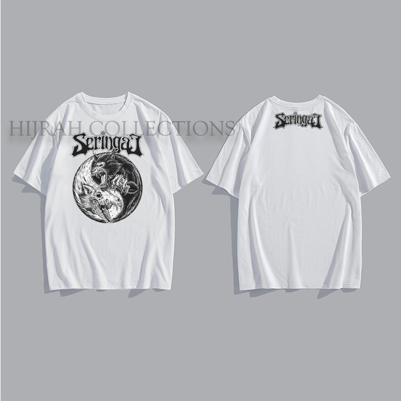 T-Shirt SERINGAI BAND kaos Premium 24s berstandar distro kaos band kekinian kaos 24s