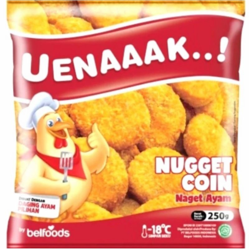 

Belfoods Nugget Coin 250gr / Naget Ayam Coin