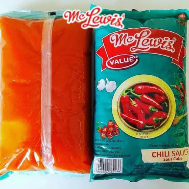 Mc Lewis Chili Saus Cabe 1kg