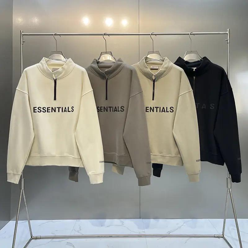 SWEATSHIRT HALFZIP TURTLENECK PREMIUM BASIC UNISEX