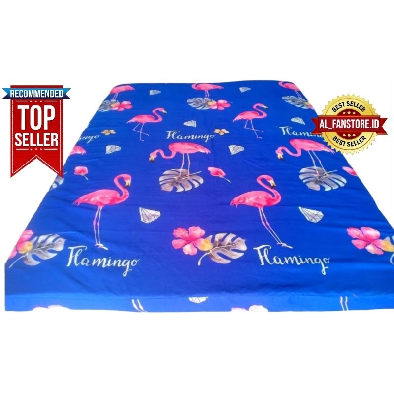 kasur busa d26 BERKUALITAS super awet ukuran P180 L140 T10 cm muat 3 orang ready motif bagus dan kain sarung adem